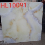 Gạch bóng kiếng 100x100 đá thạch anh trắng vàng