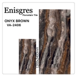 Gạch 120x240 bóng kiếng vân đá Onyx nâu