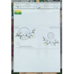 Gạch 30x60 ốp tường trang trí in tranh hoa có len