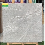 Gạch men bóng 60x60 đá marble xám có vân trắng