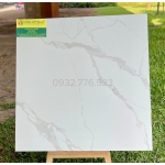Gạch lát nền bóng kiếng 100x100 màu trắng vân mây tại Tiền Giang