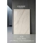 GẠCH 120X180 LORIS WHITE TRẮNG KEM VÂN VÀNG NÂU BÓNG KIẾNG ẤN ĐỘ