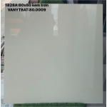 Gạch 80x80 đá bóng kiếng toàn phần màu kem trơn không họa tiết 