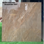 Gạch khổ lớn 100x100 màu nâu bóng kiếng ốp lát tường nhà tại quận 5 