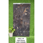 Gạch ốp lát hàng nhập khẩu màu đen vân cam 600x1200 mã 3902 tại quận 1