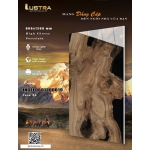 Gạch trang trí  khòng khách 60x120 GLOSSY BLACK WOOD BROWN COLOR