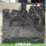 Gạch 120x120 khổ lớn màu đen vân trắng hàng xịn nhập khẩu