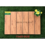 Gạch 15x60 giả gỗ màu nâu nhạt 9538
