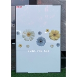 Gạch 30x60 màu trắng họa tiết hoa cúc giá rẻ