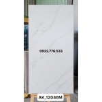 Gạch 60x120 đá bóng kiếng màu trắng vân sóng biển