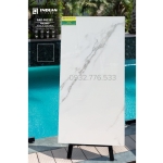 Gạch 60x120 màu trắng sọc xám sang chảnh