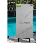 Gạch 60x120 màu trắng vân mây sang đẹp