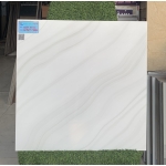 Gạch 60x60 họa tiết gợn sóng màu trắng