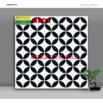 Gạch 60x60 họa tiết hoa văn sắc sảo mã 6201