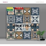 Gạch 60x60 trang trí nhà bếp sang chảnh mã 6202