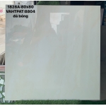 Gạch 80x80 màu trắng trơn ốp lát mặt tiền - trang trí