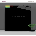 Gạch 80x80 màu đen huyền bí không hoa văn mã 8031
