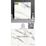 Gạch 80x80 màu trắng vân đen lát nền biệt thự mã 8565