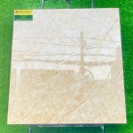 Gạch khắc kim 80x80 màu vàng sáng bóng ốp lát trang trí khu đô thị