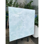 Gạch 80x80 màu xanh ngọc lát nền biệt thự sáng bóng