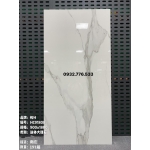 Gạch 90x180 đá bóng kiếng trắng xám xọc dọc