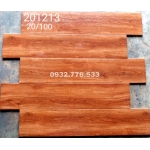 Gạch giả gỗ 20x100 lát nền màu đỏ