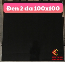 Gạch bóng kiếng 100x100 đá đen 2 da