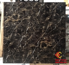 Gạch bóng kiếng cao cấp 1Mx1M đá đen vân tự nhiên