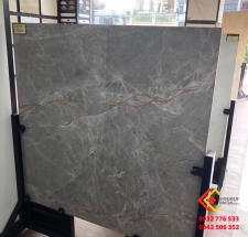 Gạch cao cấp 120x120 xám vân trắng
