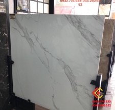 Gạch bóng kiếng 120x120 trắng vân xám