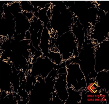 Đá Bóng Kiếng 80x80 CATALAN Màu Đen vân Cam 8032