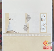 Gạch 30x60 trang trí ốp tường màu tranh in hiện đại