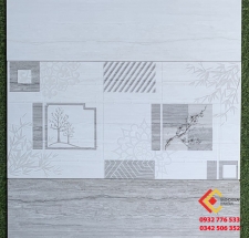 Gạch ốp tường trang trí 300x600 màu xám