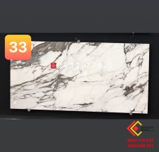 Gạch bóng kiếng 60x120 đá marble trắng đen cao cấp