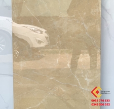 Gạch 60x120 bóng kiếng nhập khẩu đá marble màu nâu đất