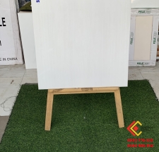 Gạch bóng kiếng 60x60 màu trắng có sọc mờ