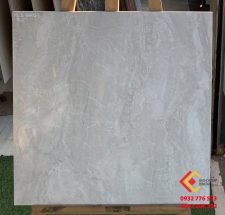 Gạch 60x60 bóng kiếng đá marble xám xi măng có vân nứt