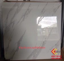 Gạch bóng kiếng 80x80 đá trắng vân xám