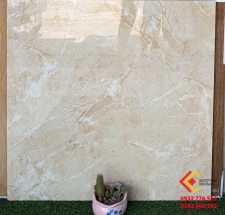 Gạch bóng kiếng 80x80 đá nâu vân tự nhiên