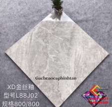Gạch bóng kiếng hàng khắc kim tuyến 80x80 vân đá