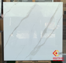 Gạch bóng kiếng 80x80 cao cấp đá marble trắng vân xám
