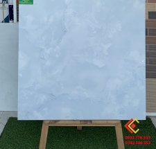 Gạch bóng kiếng 80x80 vân mây xanh