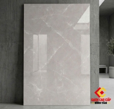 GẠCH 120X180 XÁM BE VÂN ĐÁ NỨT TRẮNG BÓNG KIẾNG ẤN ĐỘ