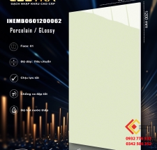 MẪU GẠCH 600X1200 KHỔ LỚN BÓNG KIẾNG MÀU XANH MINT PASTEL LUSTRA 