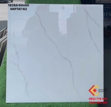 Gạch 60x60 đá bóng kiếng màu trắng vân xám quận 7