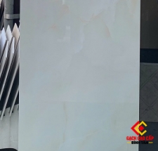 GẠCH KHỔ LỚN 60X120 VIỆT ẤN KEM TRẮNG VÂN MÂY BÓNG KÍNH