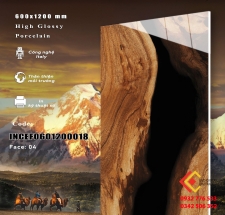 Gạch LUSTRA 60x120 hàng nhập Ấn Độ DARK BROWN BLACK COLOR tại quận 1