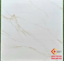 Gạch lát nền 120x120 đá bóng kiếng màu trắng vân xám