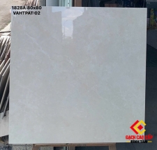 GẠCH VIGLACERA 80X80 GHI TRẮNG VÂN ĐÁ NHẸ BÓNG KIẾNG