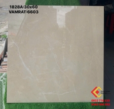 Gạch viglacera đá bóng kiếng 60x60 màu nâu nhạt vân đá granite tại bình tân